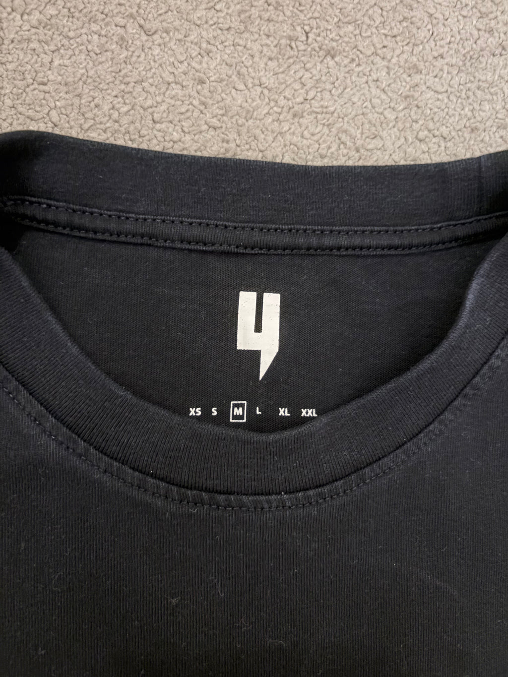 Yelir world black reflective t shirt